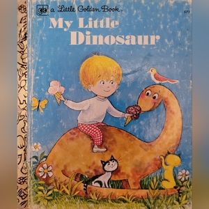 Vintage book "My Little Dinosaur"